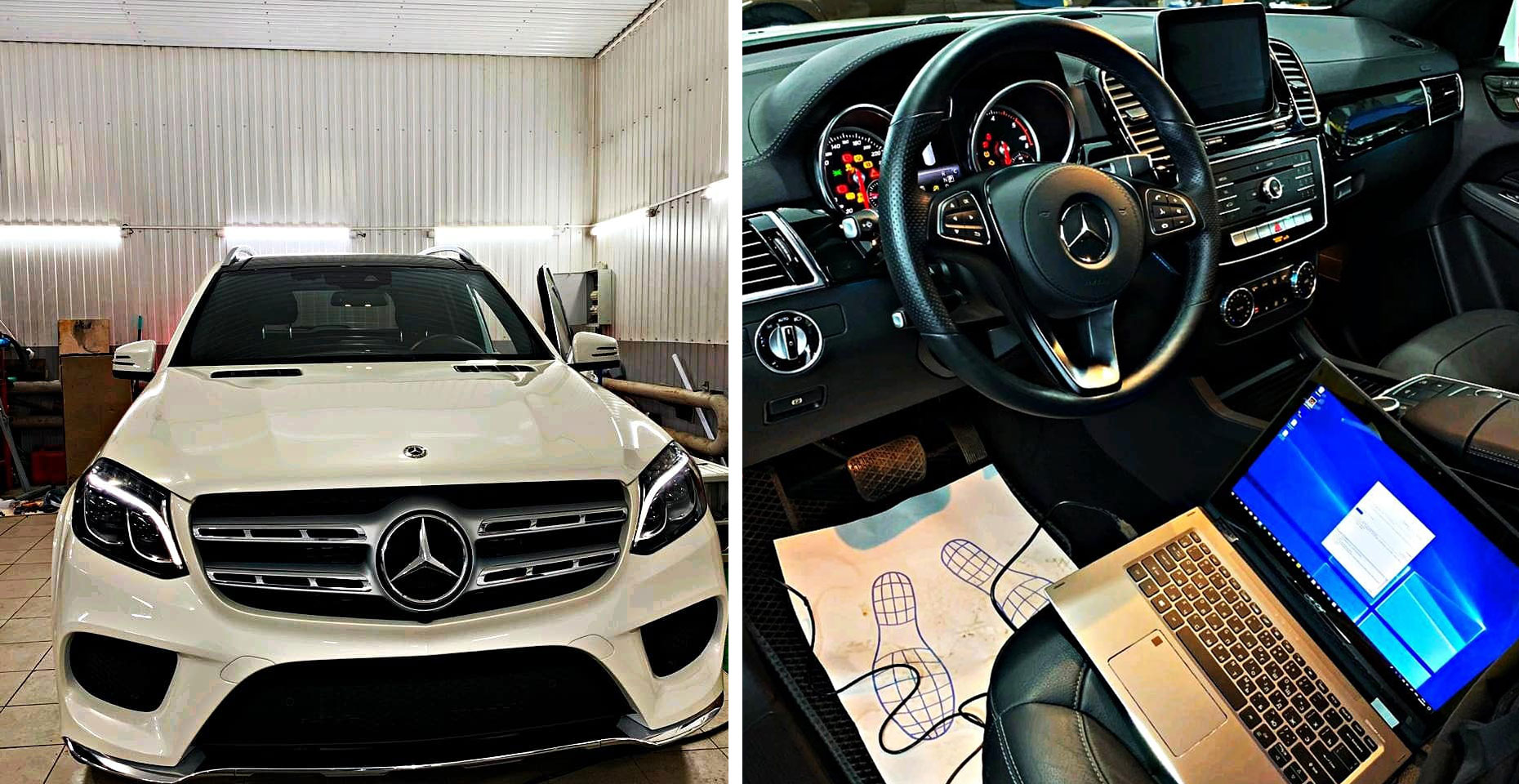 Чип-тюнинг Mercedes,X166, GLS-350d, 249л.с.